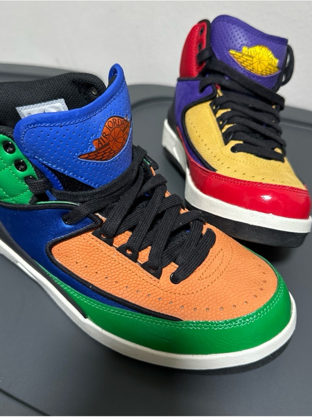 Jordan 2’s Multicolor High-Top Sneakers